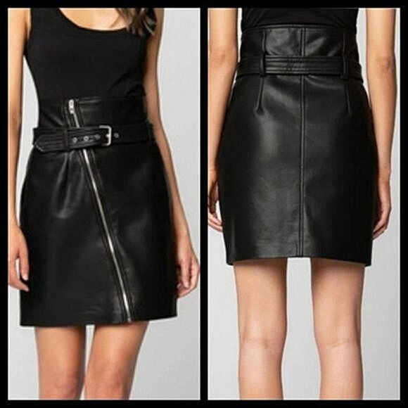 Blank NYC It Takes Two Paperbag Mini Skirt 25 NWT - Picture 1 of 7